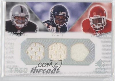2008 SP Rookie Threads Hept/Oct/Hept 18/45 Darren McFadden Jamaal Charles ' 0bt4