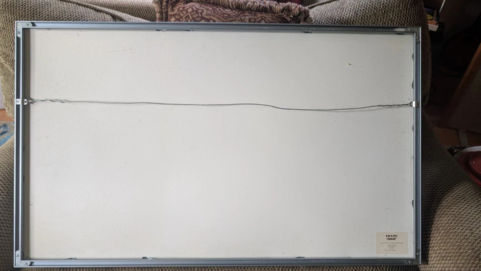 Póster Porsche 911 volador 1989 original enmarcado 40"x24” personalizado "Buford" Seinfeld Foto 2 de 2