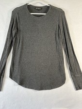 Athleta Lightweight Sweater Long Sleeve Grey Size Small