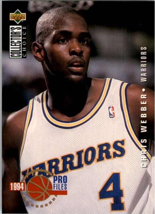 1994-95 Collector's Choice #200 Chris Webber PRO - BSK