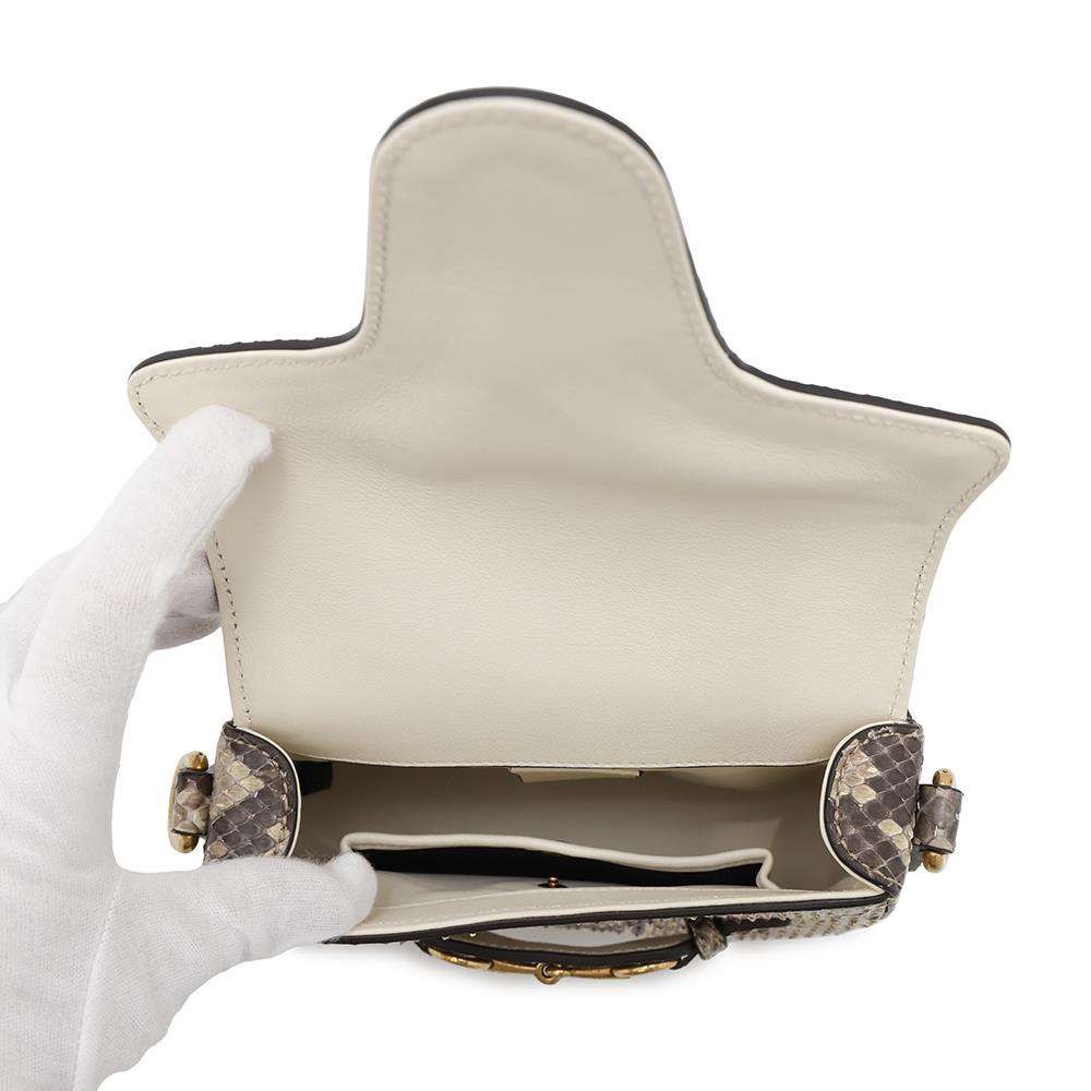Gucci Bag Shoulder s Horsebit Python - image 6