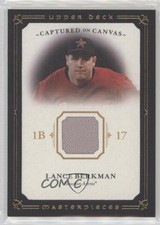 2008 Upper Deck Masterpieces Captured on Canvas Lance Berkman #CC-LB 1e9z