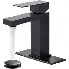 Bathroom Sink Faucet Single Handle Waterfall