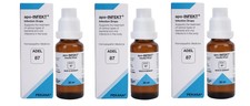 ADEL 87 Infection Drops Pack of 3 Homeopathic Natural Support for Immunity