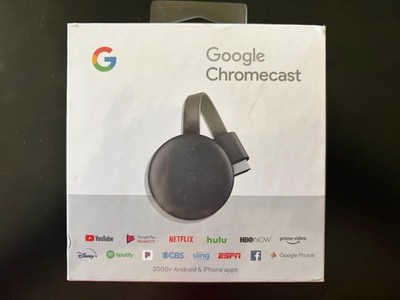 Google Chromecast 3. Generation 1080P Full HD