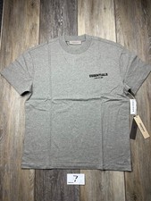 Fear of God Essentials Dark Oatmeal Short Sleeve T-Shirt Sizes: XS-XL