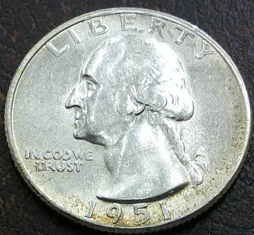 1951-S Washington Quarter — photo from the most recent tracked eBay sale