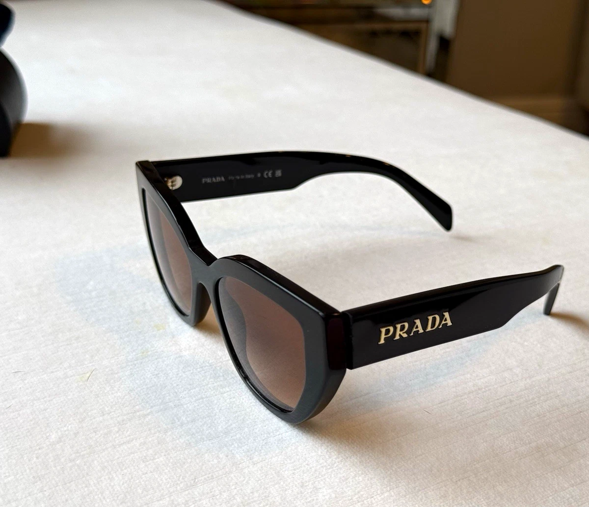 PRADA Black Cat Eye Sunglasses for Women for sale | eBay
