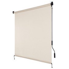 8ft W X 8ft H Outdoor Roller Shades 5 Openness Cordless Sun Roll Up Shade 8ft W X 8ft H Outdoor Roller Shades 5 Openness Cordless Sun Roll Up Shade