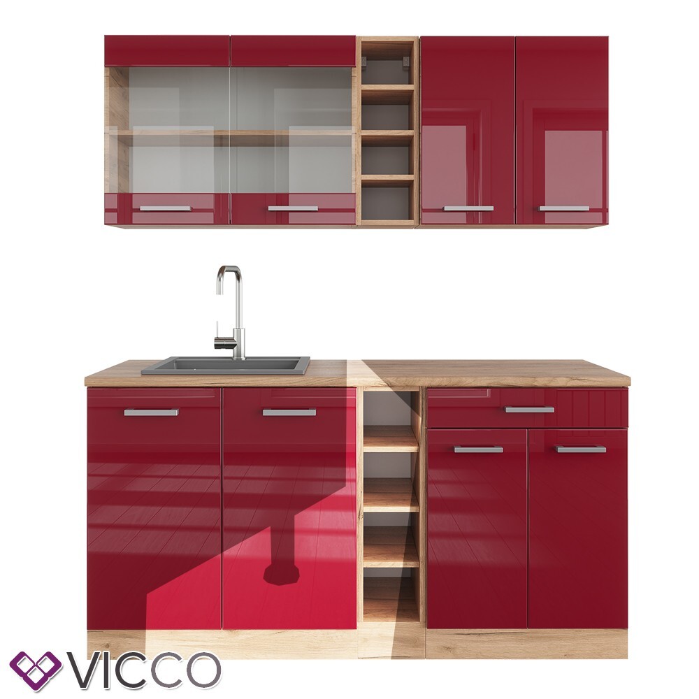 Vicco Élément Bas De Cuisine R- Line, Sonoma/ Wit, 60 Cm Avec Tiroir Wb Anthracite Vicco Élément Bas De Cuisine R- Line, Sonoma/ Wit, 60 Cm Avec Tiroir Wb Anthracite