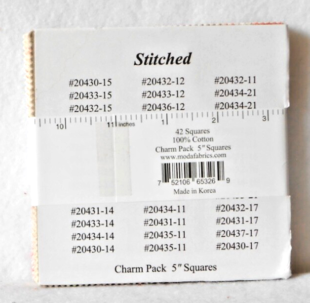 MODA FIG TREE JOANNA FIGUEROA CHARM PACK "STITCHED" 5" BY 5" - NIP! | eBay