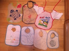 LOT DE 7 BAVOIRS DIVERS 3 PLASTIFIES 