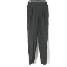  175 Mens Size 30 Tuxedo Dress Pants Black Custom Unhemmed Pleat Front Solid