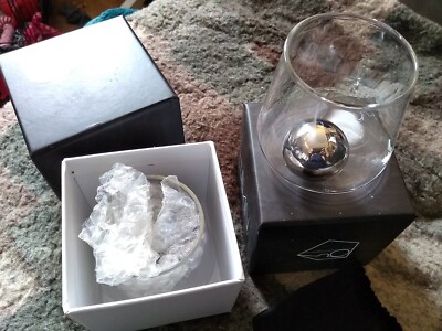 2 x schlanke Whisky Glas & Stahl 'Ice' Kugel DAS DURSTIGE GESCHENK Co schöne Geschenke