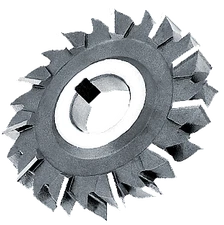 6" X 3/4" X 1" Side Milling Cutter, Staggered Teeth, HSS by MDX