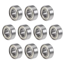 10pcs R188ZZ Deep Groove Ball Bearings Z2 1/4x1/2x3/16 inch Double Shielded