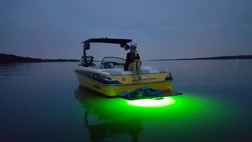 GREEN BP LED 1" RUBBER PLUG LIGHT 1000 LUMEN UNDERWATER BOAT PLUG LED LIGHT - 第 9/17 張圖片