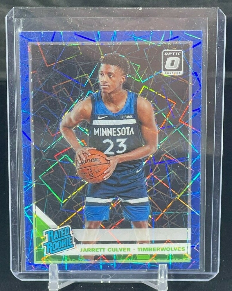 2019-20 Donruss Optic Jarrett Culver Rated Rookie Blue Velocity #160