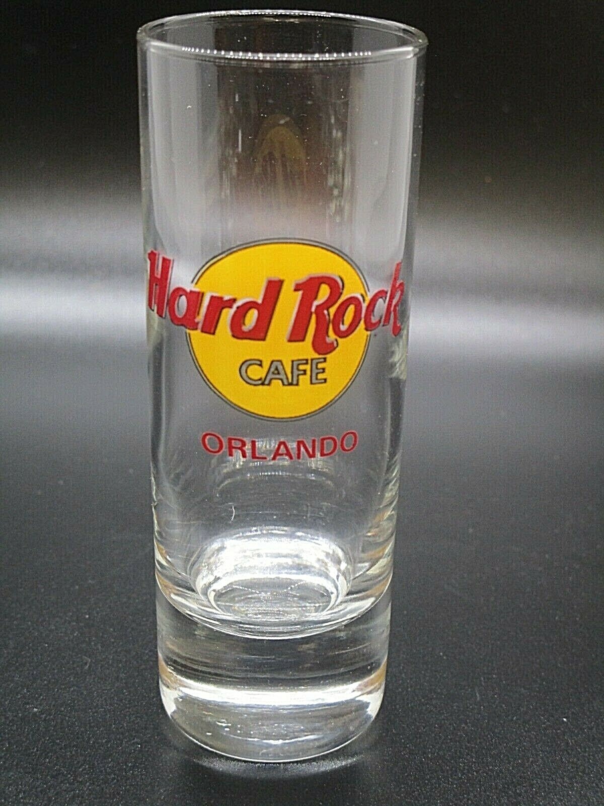 Hard Rock Cafe Red Letter "Orlando" 4" Tall Shooter Shot Cordial Glass