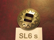 TRINITY CONCHOS ROUND SL6s Solid Nickel S VINTAGE High Quality USA Leather Craft