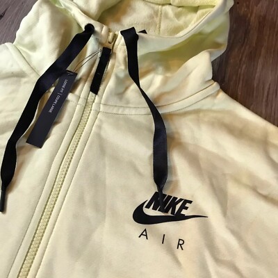 women's nike air full zip cropped fleece hoodie