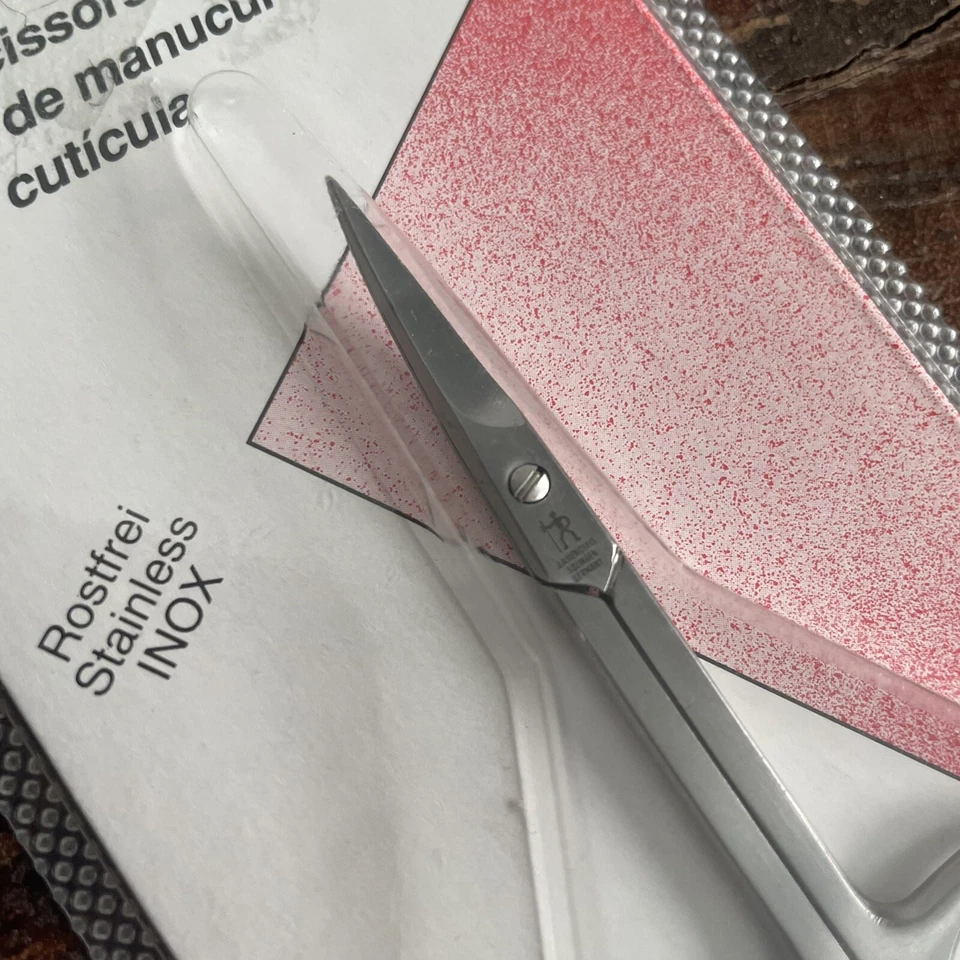 J A HENCKELS Recortadora de Cutículas Tijeras Manicura Cuidado de Uñas Alemania De Colección Sellado Nuevo Foto 4 de 4