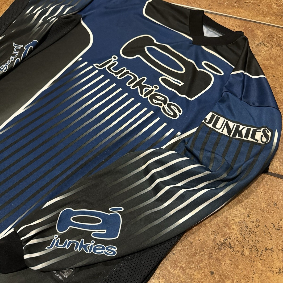 Maillot Vintage Paintball Junkies – XL, Manches Longues, USA 90's