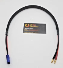 4mm Male to EC5 Female Power Supply Charger Cable 24” 4010Duo, 406Duo or 308Duo