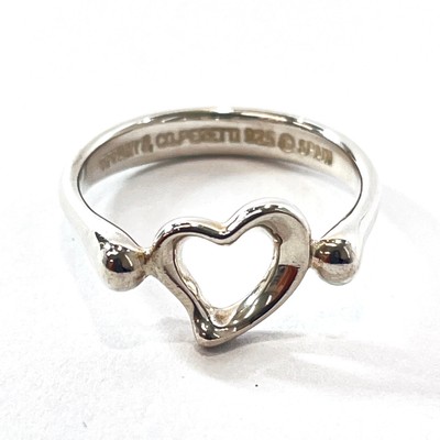 6(US Size)TIFFANY\u0026Co. Ring Open heart 