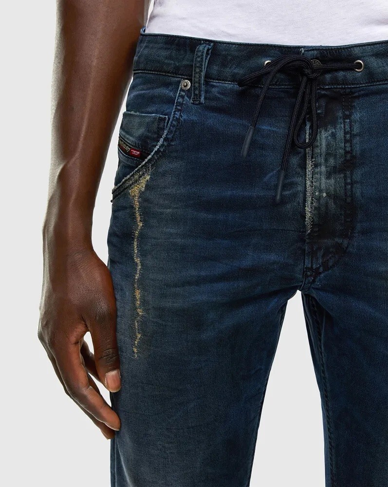 Diesel Krooley Joggjeans Tapered Blue W32 L32 A00879069NP UK