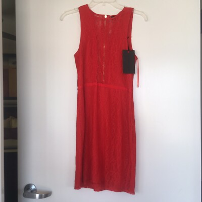 stylestalker red lace dress Stylestalker, Athens Dress S / RED