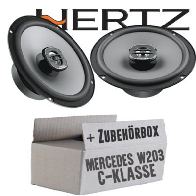 Hertz Lautsprecher für Mercedes C-Klasse W203 Front Boxen Auto Einbauzubehör/set