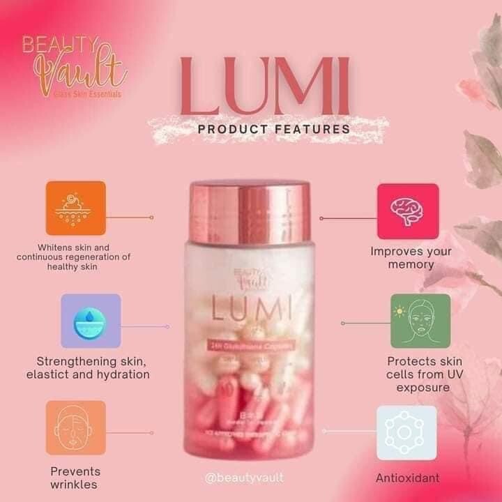 その他 5  BOTTLES BEAUTY VAULT LUMI Beauty Vault LUMI 24H Glutathione Capsules, 60 Capsules – D