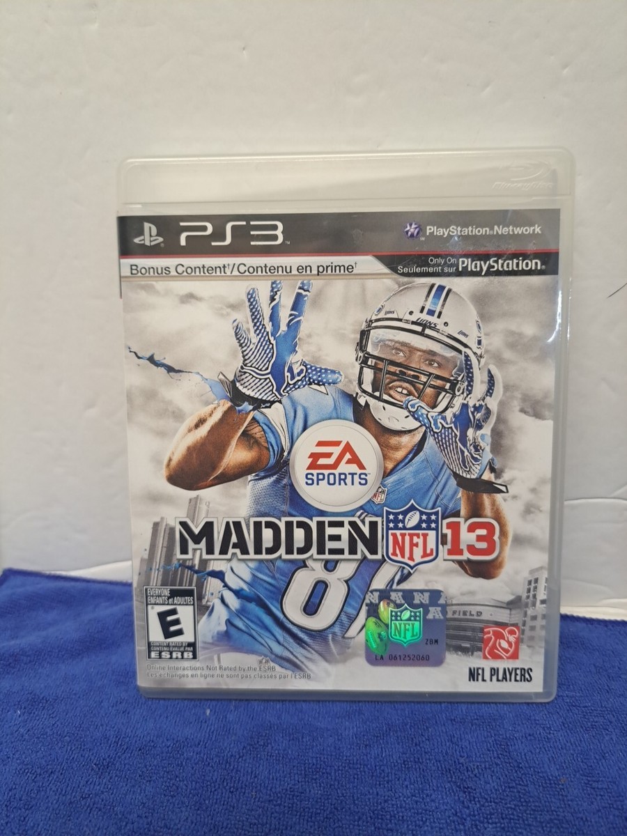 Madden NFL 13 PLAYSTATION (PS3) Sports (Video Game) 14633197341