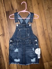 Joe  s The Skirt All Girls Jean Dress Size 4 Big Girls Overall Skirt Dress