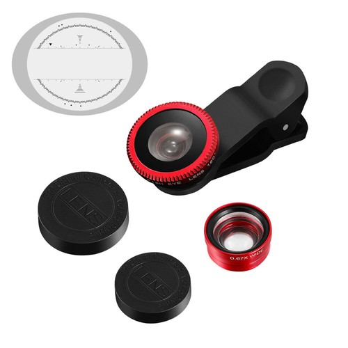 Fisheye Lens Phone Lens Kit Phone Lens Set Phone Camera Accessories - Zdjęcie 4 z 12