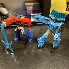 McDonald s Transformers Happy Meal Toys Lot Optimus Prime 4" Tall Toy 2015 Works