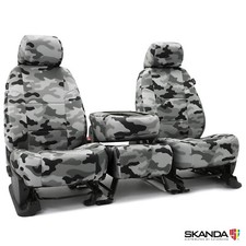 Fundas de asiento Neosupreme de camuflaje militar tradicional Coverking para Dodge Dakota