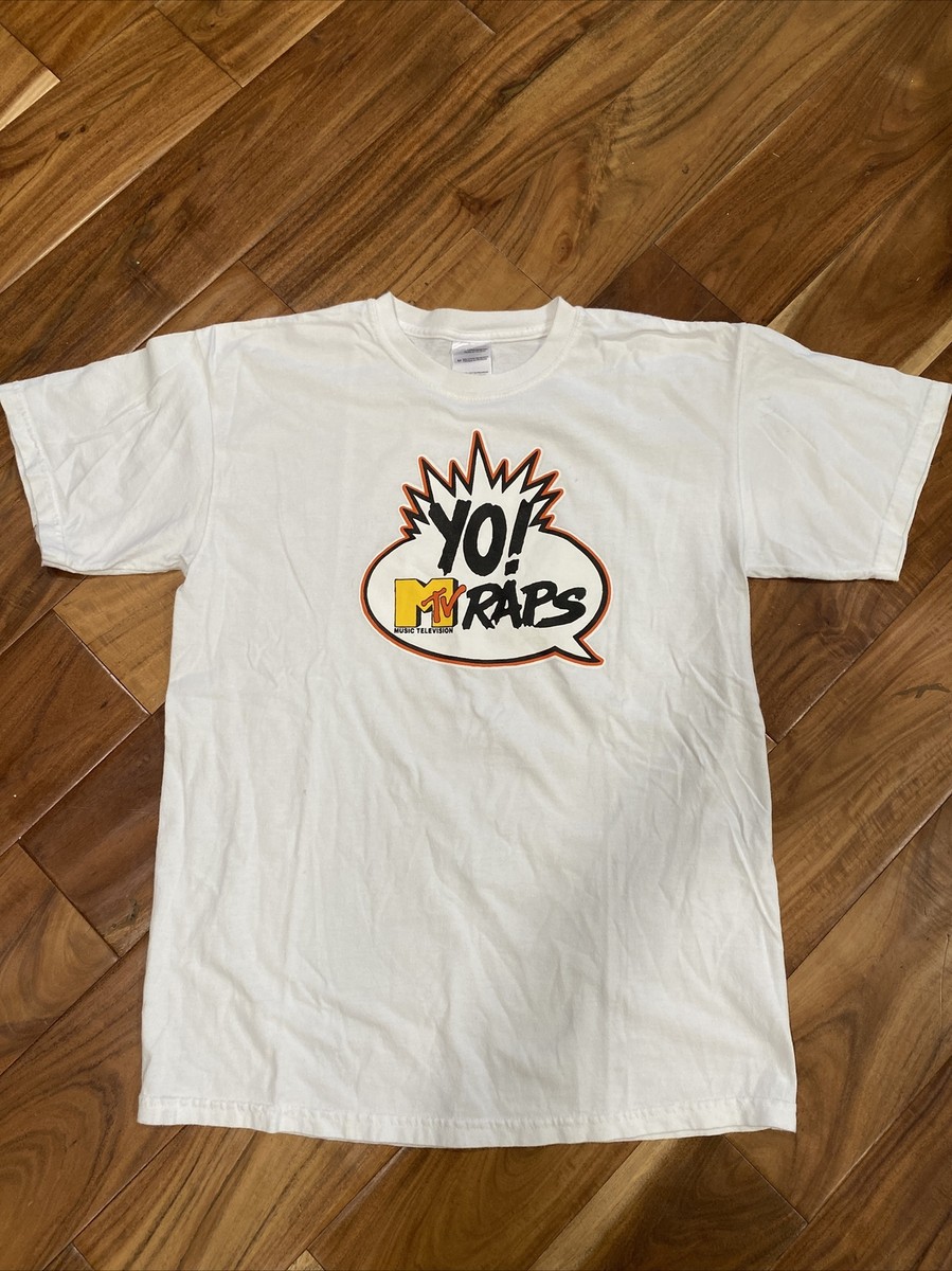 YO! MTV RAPS T-shirt vintage 80s/90s hip hop Dr Dre Ed Lover