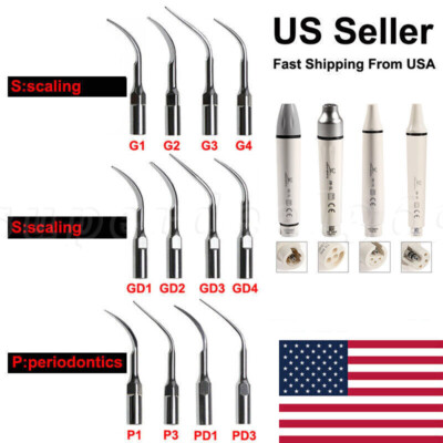 Dental Scaling Perio Endo Scaler Tip INSERTI / PUNTE PER ABLATORE EMS Woodpecker - Foto 5