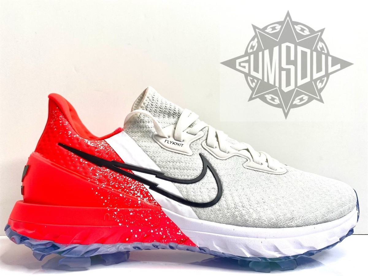 NIKE AIR ZOOM INFINITY TOUR GOLF WHITE BLACK INFRARED 23