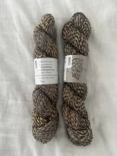 primrose yarn co Homestead worsted. 100% Superwash Merino. Fig. 2 skeins