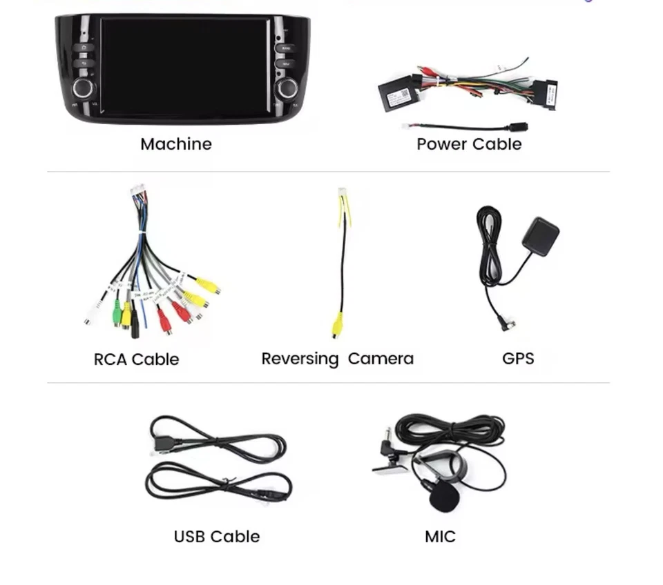 NAVIGATORE FIAT PUNTO/ Evo. APPLE CAR PLAY /android Bluetooth - Immagine 3 di 4