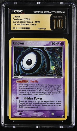 Unown graded CGC 10 for sale on eBay