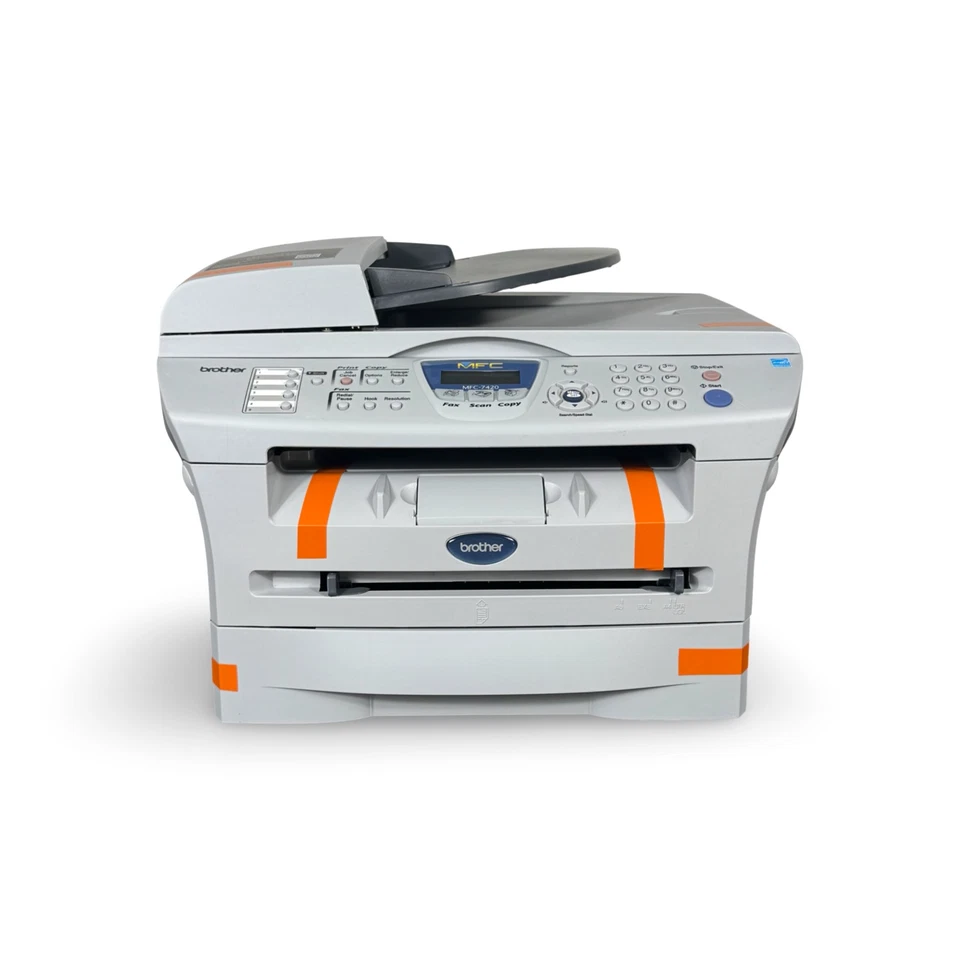 Brother MFC‑7420 Monochrome Laser All‑in‑One Printer | Print / Scan / Copy / Fax - Image 3 of 4