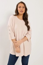 Image of YOURS Plus Size Ribbed Top