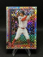Marcelo Mayer 2025 Topps Chrome Update Series X-Fractor RC #USC9 Boston Red Sox