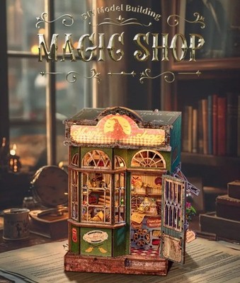 Book Nook 3D Magic Shop Puzzle Miniatur
