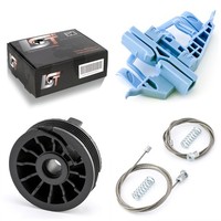 Fensterheber Reparatursatz Set Seilzug Rolle GleitstüCk VR FüR Opel Combo D X12