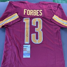 Emmanuel Forbes Jr Autographed XL Custom Commanders Jersey-JSA ROOKIE AUTOGRAPH